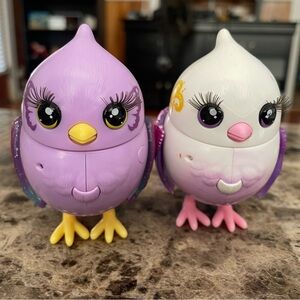 Little Live Pets Lil' Bird interactive Birds lot of two
